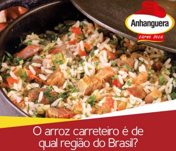 O arroz carreteiro é de qual região do Brasil?